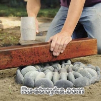 Как сделать мозаику в садовых дорожках. Как сделать мозаику в садовых дорожках.