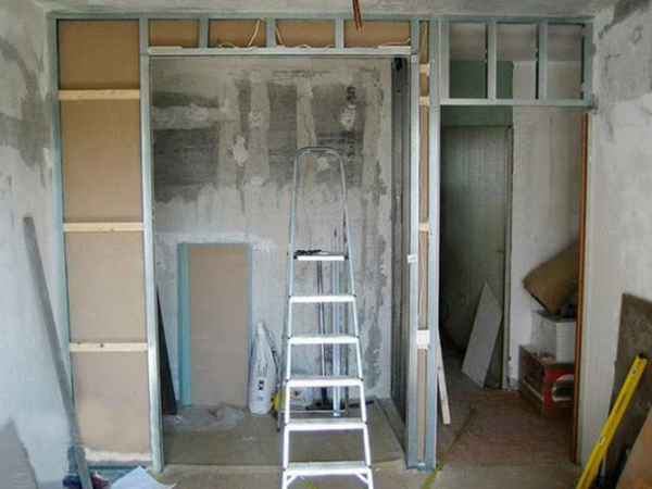 Удобная гардеробная из гипсокартона &ndash; пошаговый план создания с чертежами и рекомендациями