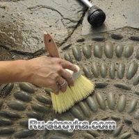 Как сделать мозаику в садовых дорожках. Как сделать мозаику в садовых дорожках.