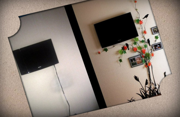 Как спрятать провода от телевизора: варианты, фото, инструкция