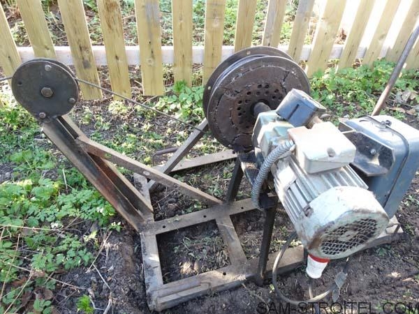 Лебедка для вспашки своими руками Лебедка для вспашки своими руками