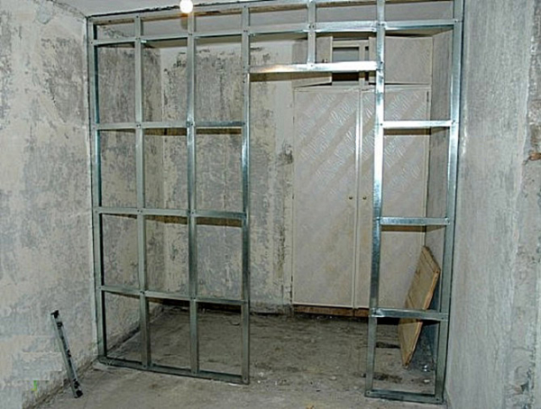 Удобная гардеробная из гипсокартона &ndash; пошаговый план создания с чертежами и рекомендациями