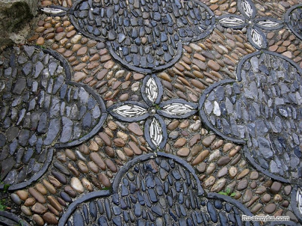 Как сделать мозаику в садовых дорожках. Как сделать мозаику в садовых дорожках.