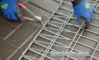 Стена из габионов. Стена из габионов.