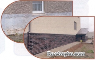 Как утеплить и защитить цоколь здания ( 1-й вариант).