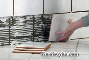 Монтаж керамической плитки поверх старой. Монтаж керамической плитки поверх старой.