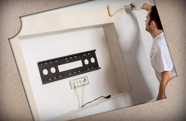 Как спрятать провода от телевизора: варианты, фото, инструкция