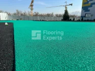 Укладка покрытия на детской площадке