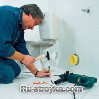 Установка унитаза. Установка унитаза.