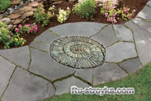 Как сделать мозаику в садовых дорожках. Как сделать мозаику в садовых дорожках.