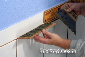 Монтаж керамической плитки поверх старой. Монтаж керамической плитки поверх старой.