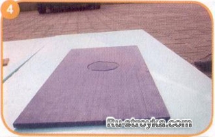 Как уложить плитку большого размера.